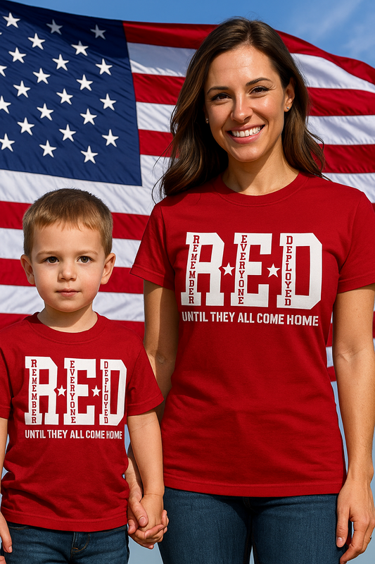 RED Tee (see description for adding Battalion numbers)
