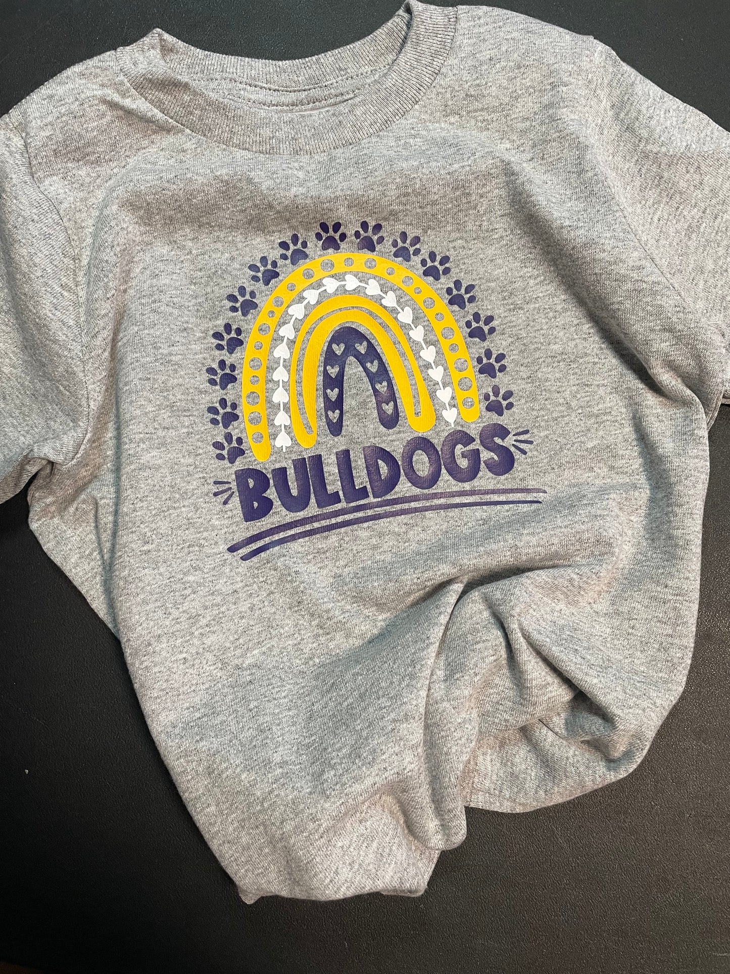 Baby and Toddler Bulldog Fan Tees