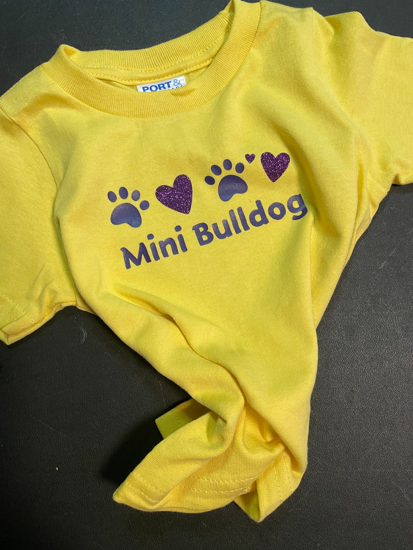 Baby and Toddler Bulldog Fan Tees